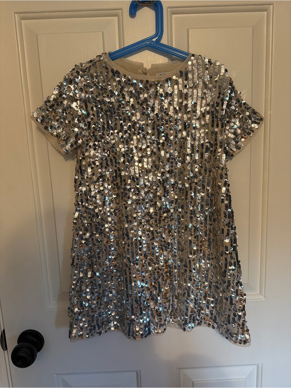 J Crew Sequin shirt dress